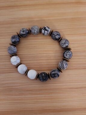 Picasso Gemstone Stretch Bracelet